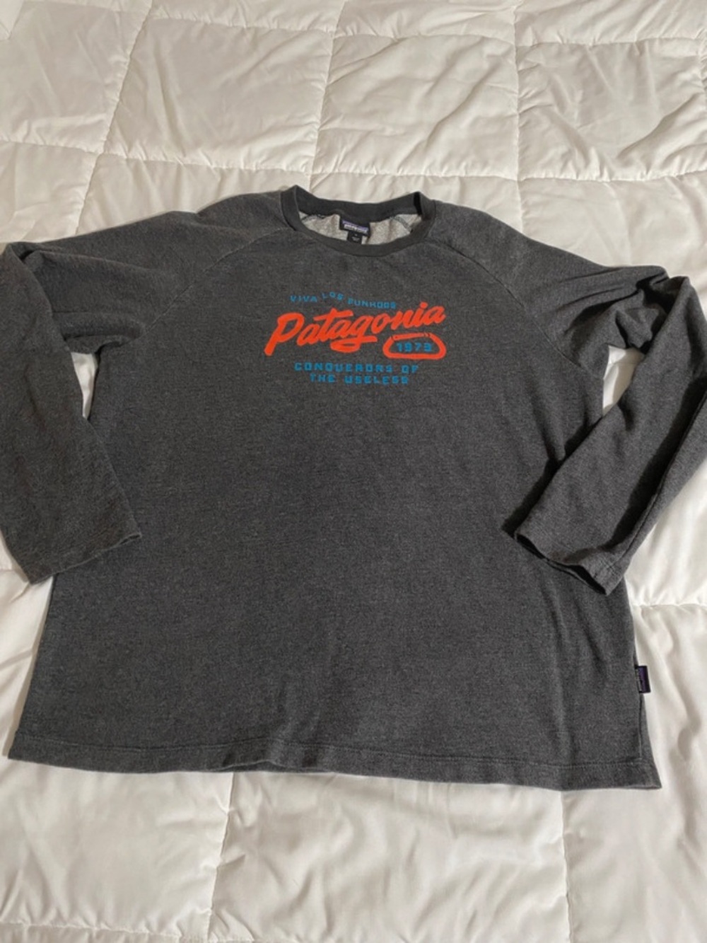 Patagonia Mens organic cotton long sleeve shirt size L